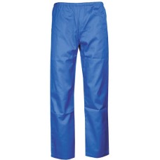 Work pants with elastic in the middle