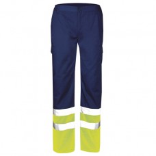 Work trousers with high definition leggings