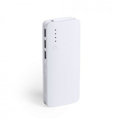 Power Bank λευκό 10000mAh για όλα τα κινητα και tablets