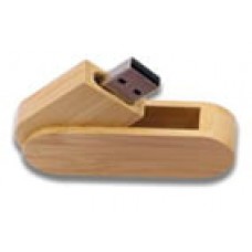 Διαφημιστικά usb stick 2.0 twist από bamboo με μνήμη 32 GB